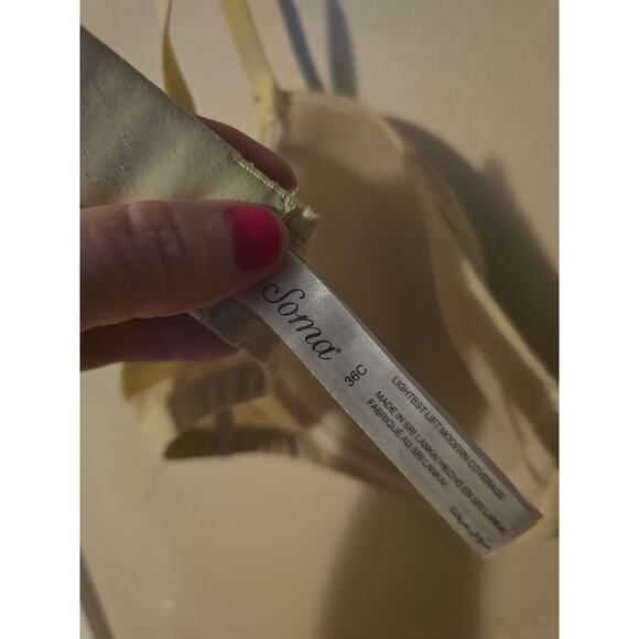 Soma Yellow Lightest Lift Modern Coverage Convertible Underwire Bra Size 36C - Picture 5 of 5
